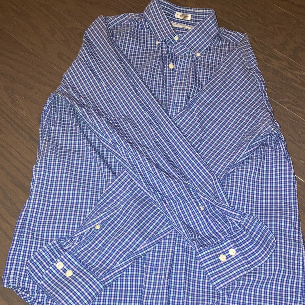 Peter Millar blue dress shirt